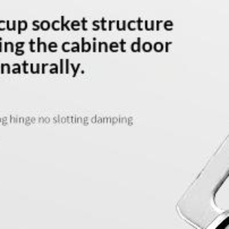 Furniture Hardware Supplies - 2Pcs Stainless Concealed Kitchen Cabinet Hinges