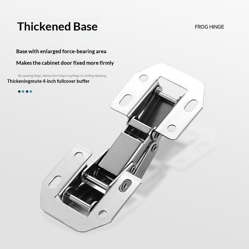 Furniture Hardware Supplies - 2Pcs Stainless Concealed Kitchen Cabinet Hinges
