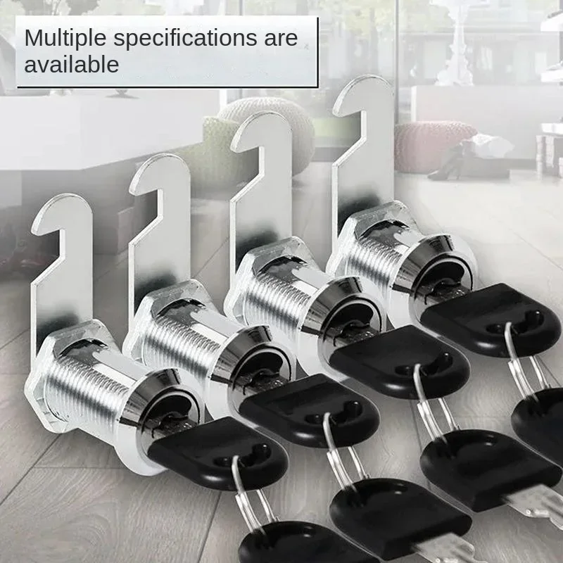 4 Size Drawer Cam Lock with 2  - مراجعة Furniture Hardware Cam Lock وسعره