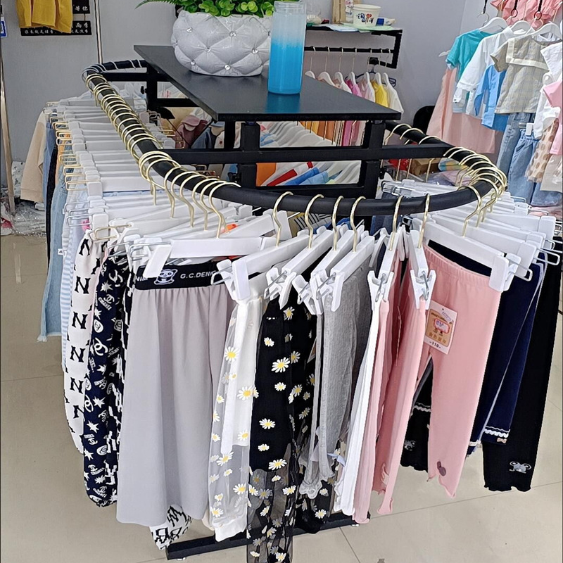 Iron Clothing Store Oval Shelf - مراجعة Furniture Hardware Stores وسعره