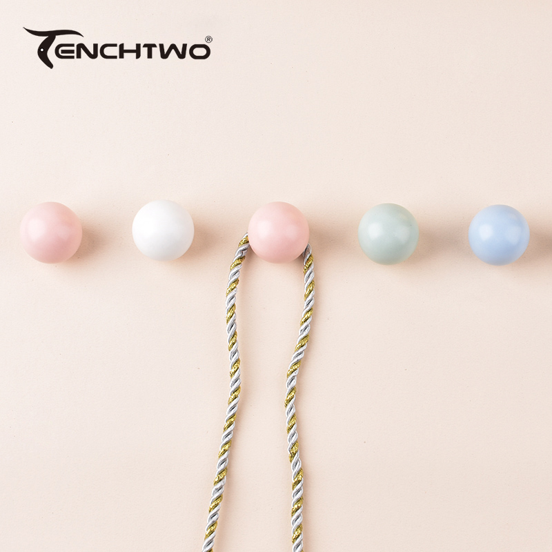 Round Ceramic Hook Clothes Han - مراجعة Furniture Hardware Kit وسعره
