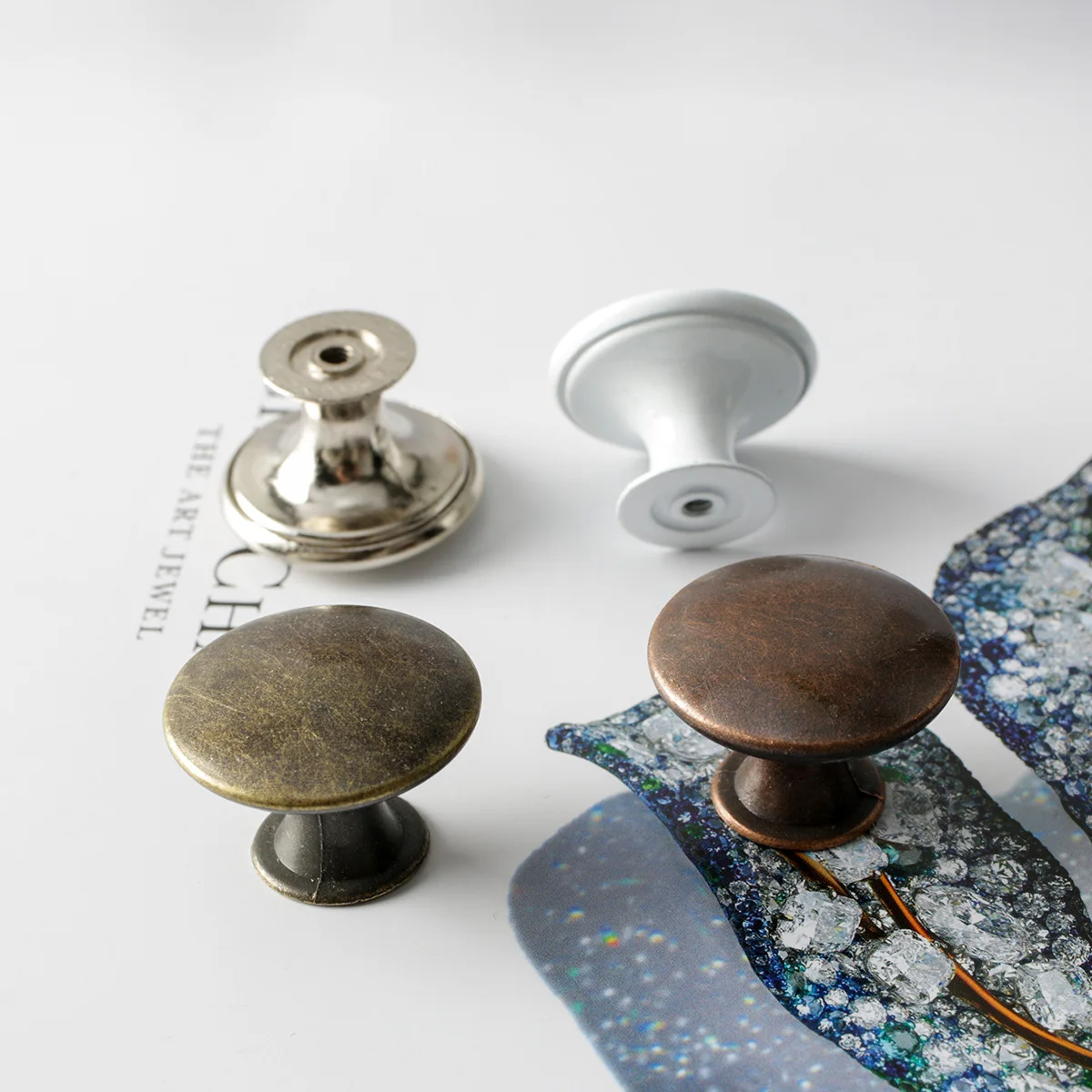 Retro Bronze Tone Alloy Kitche - مراجعة Furniture And Kitchen Hardware Fitting وسعره