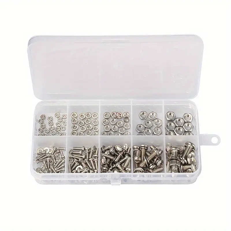 320PCS Hex Nuts & Bolts Set M2 - مراجعة Furniture Hardware Kit وسعره