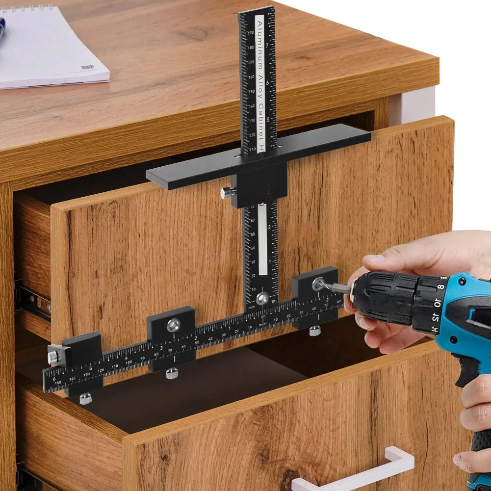 Cabinet Hardware Jig Adjustabl - مراجعة Furniture Hardware Kit وسعره
