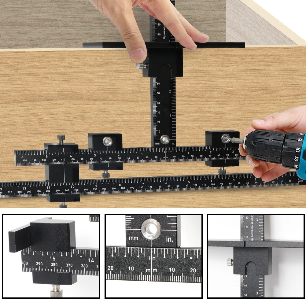 Cabinet Hardware Jig Adjustabl - مراجعة Furniture Hardware Kit وسعره