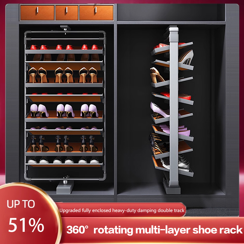Rotating Shoe Rack 360-Degree  - مراجعة Furniture Rotating Hardware وسعره