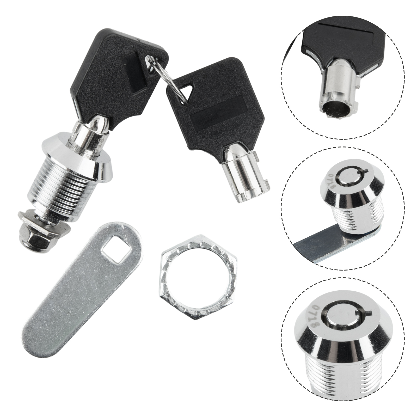 16/20/25/30mm Cylinder Locks C - مراجعة Furniture Hardware Cam Lock وسعره