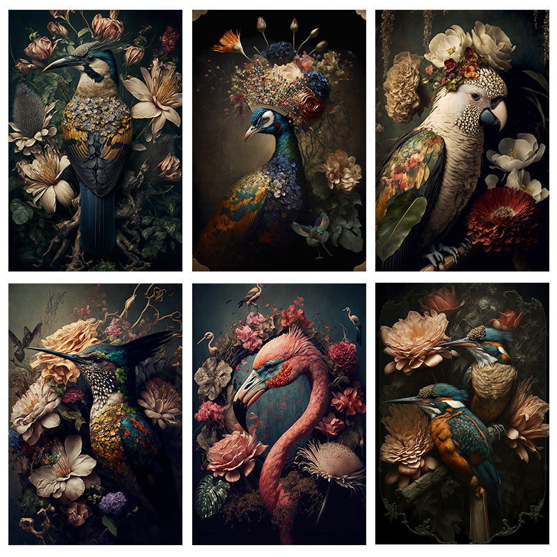 Retro Flower Bird Posters and  - مراجعة Furniture Paradise & Hardware Ghaziabad Photos وسعره