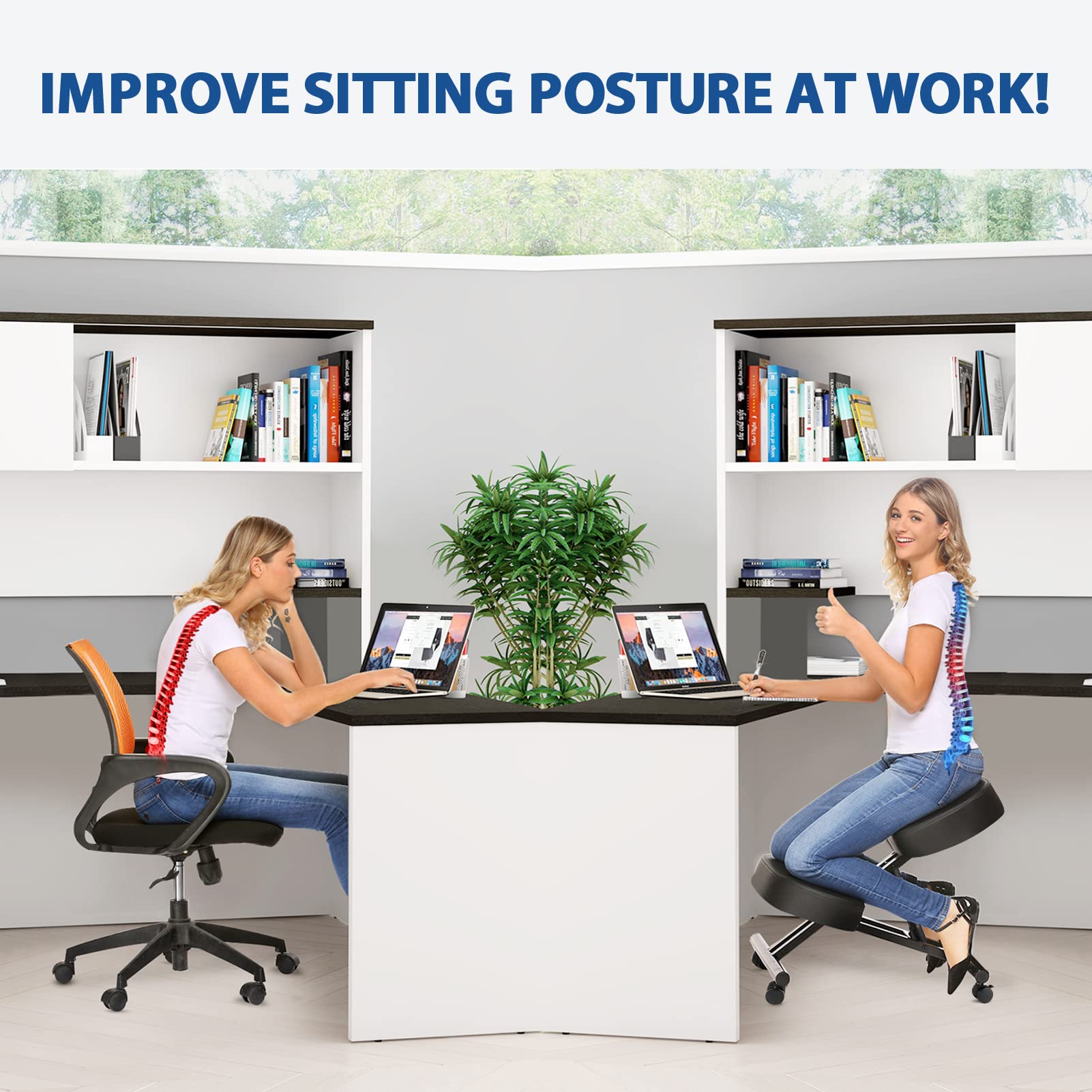 Kneeling Chair Ergonomic for O - مراجعة Home Furniture & Hardware Trading وسعره
