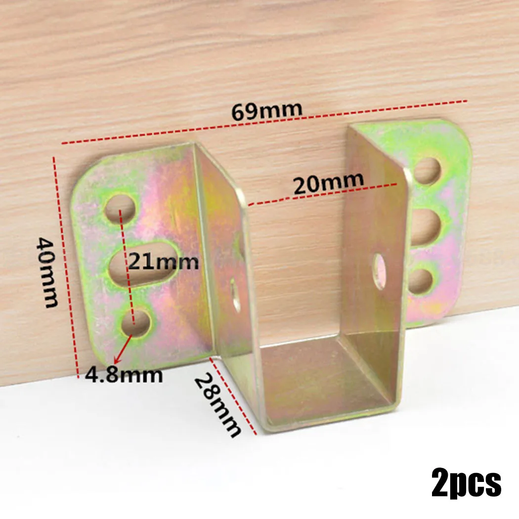 2pcs U Shaped Metal Bed Bracke - مراجعة Furniture Hardware And Fittings وسعره