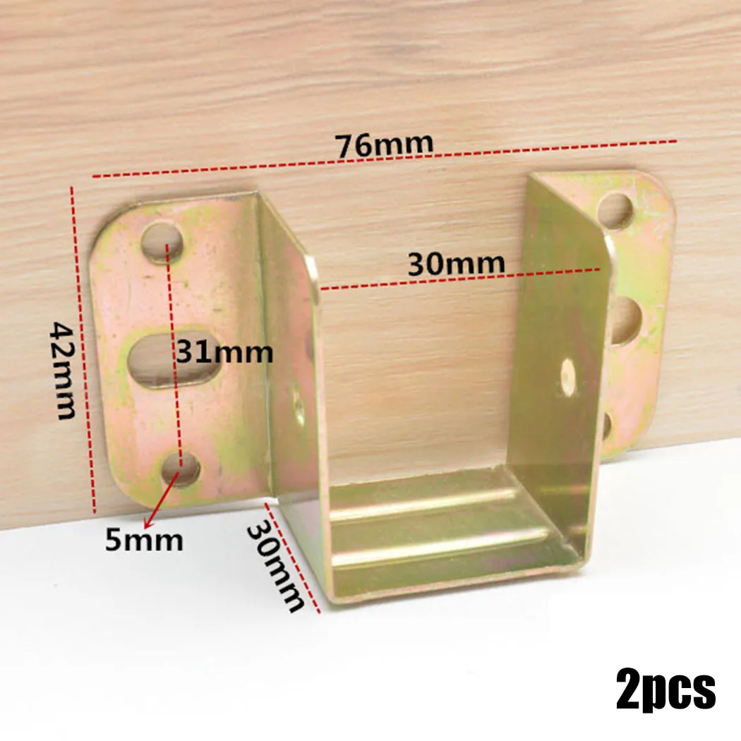 2pcs U Shaped Metal Bed Bracke - مراجعة Furniture Hardware And Fittings وسعره