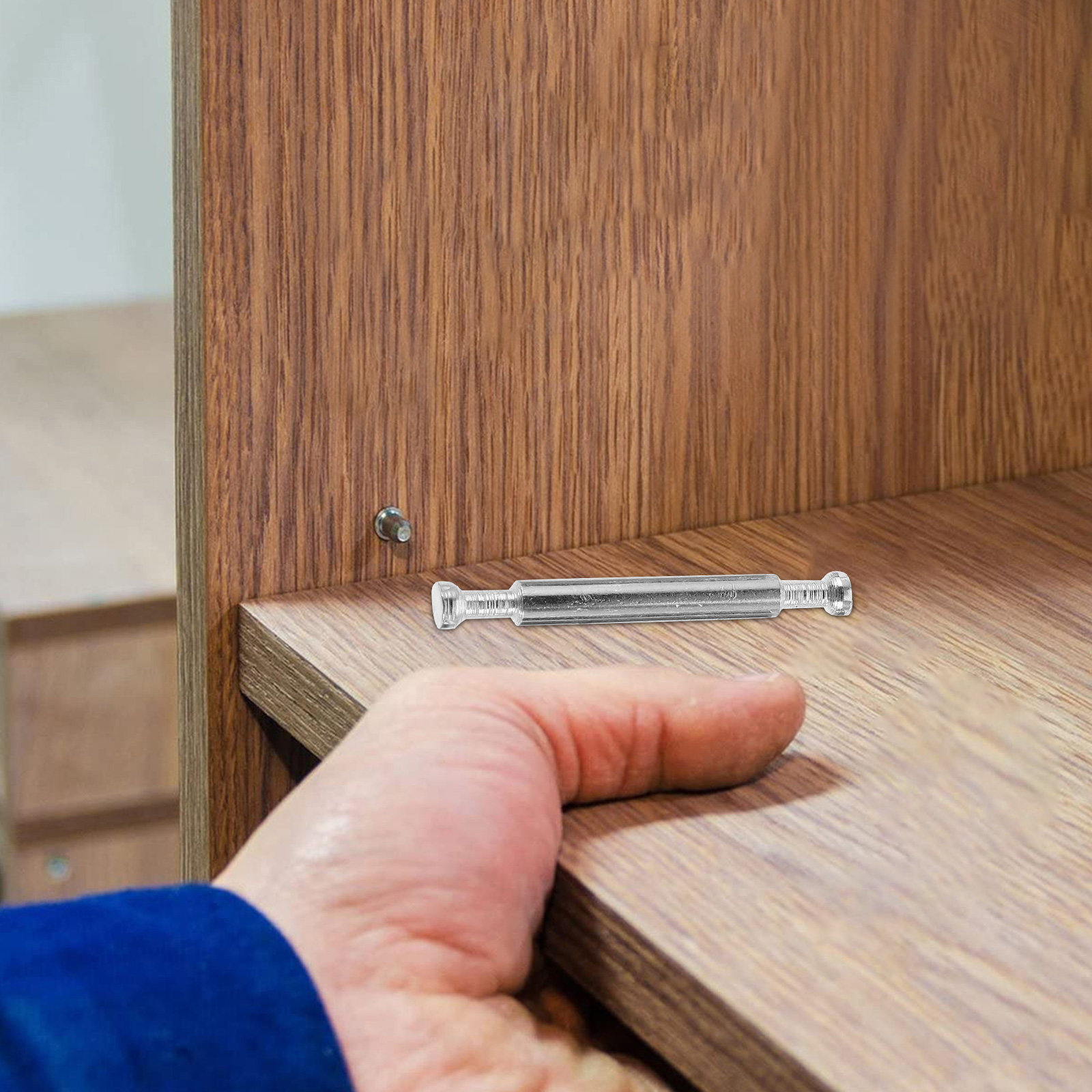 10Sets Double Head Rod Connect - مراجعة Furniture Hardware Cam Lock وسعره