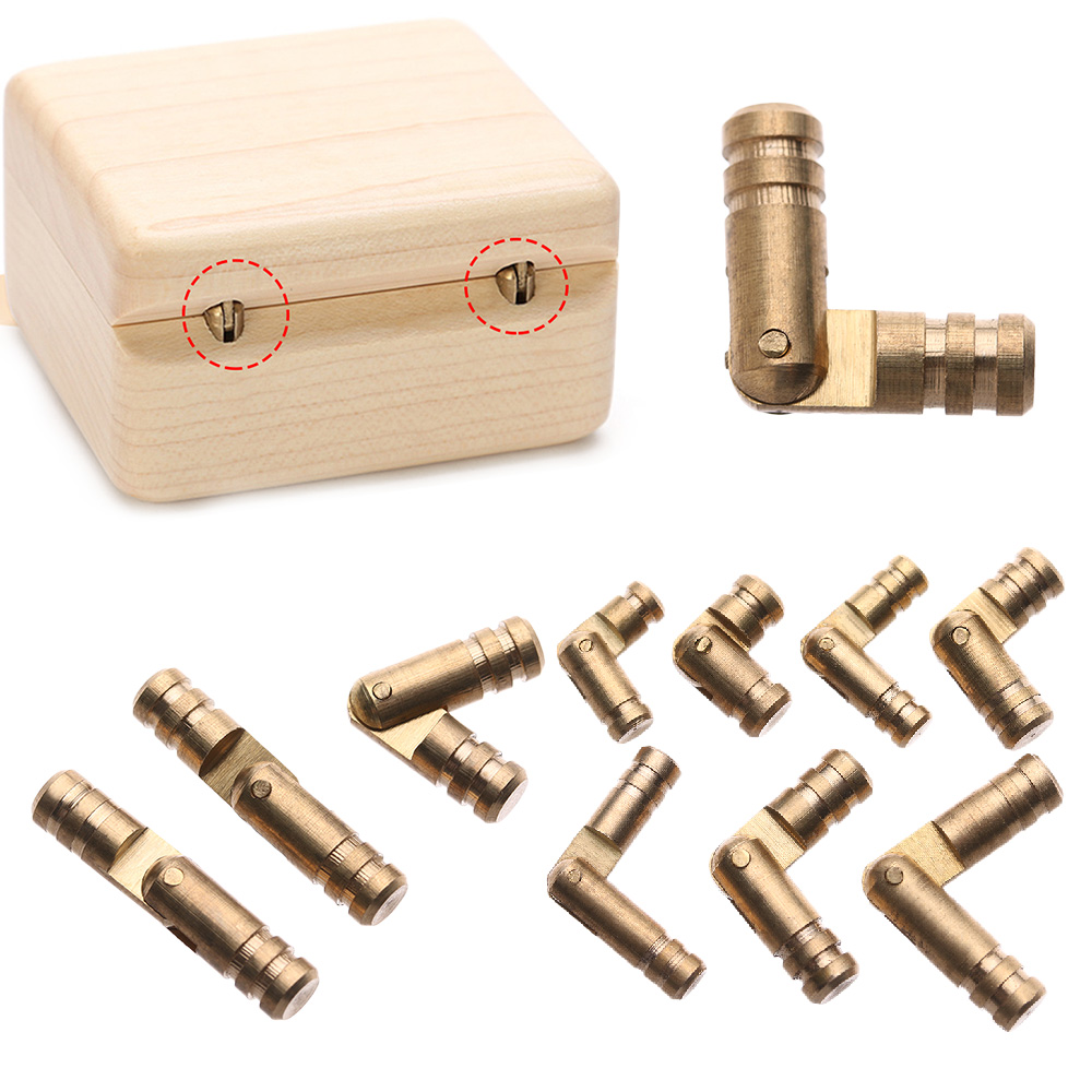 10Pcs/lot Jewelry Box Hinges H - مراجعة Furniture Hardware Supplies وسعره