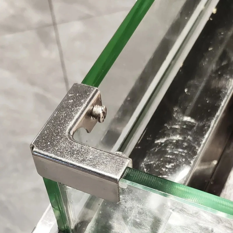 4Pcs L Type Glass Fixing Clip  - مراجعة Furniture Hardware Types وسعره