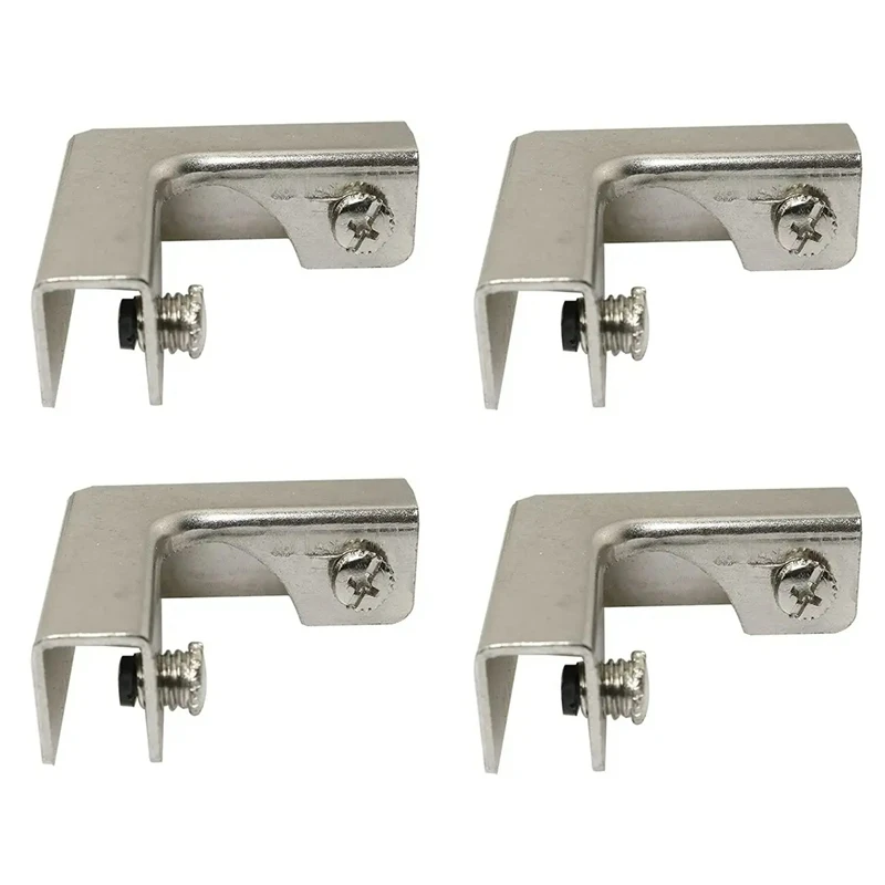 4Pcs L Type Glass Fixing Clip  - مراجعة Furniture Hardware Types وسعره