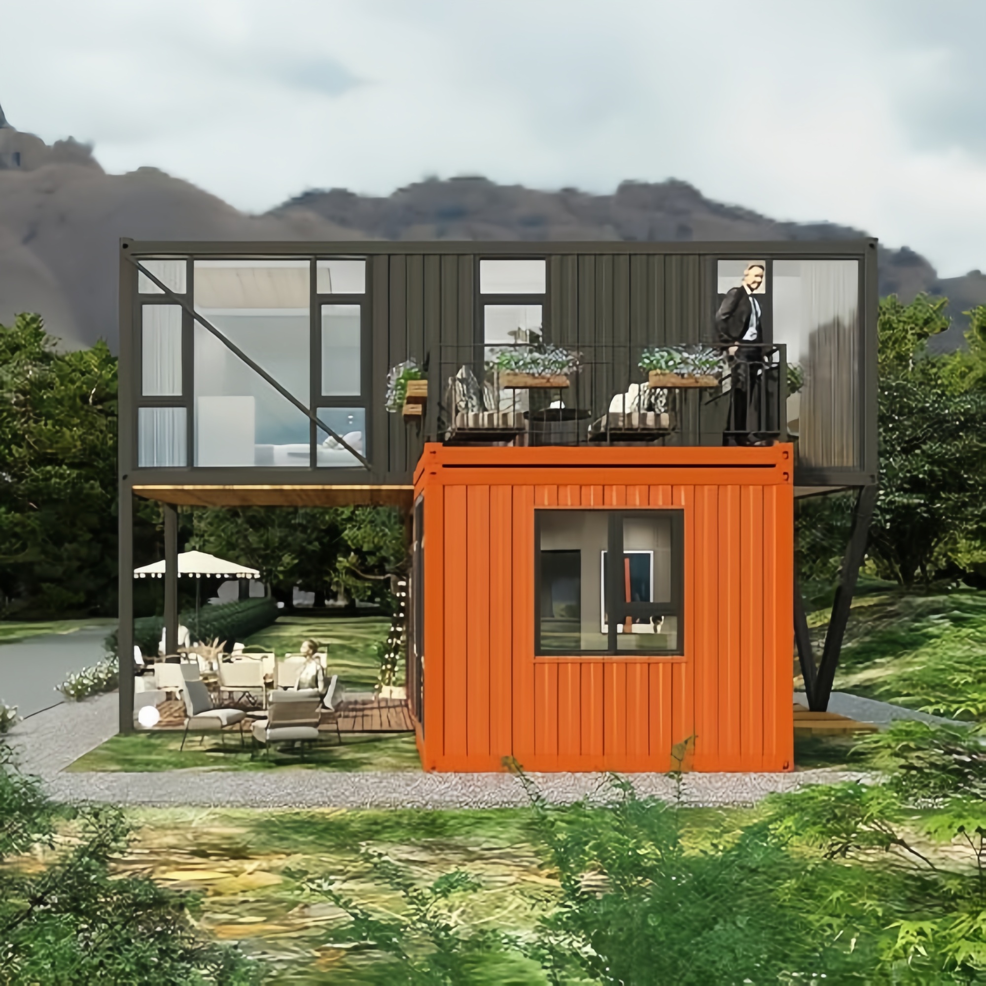 40FT Expandable Modular Prefab - مراجعة Home Furniture & Hardware Trading وسعره