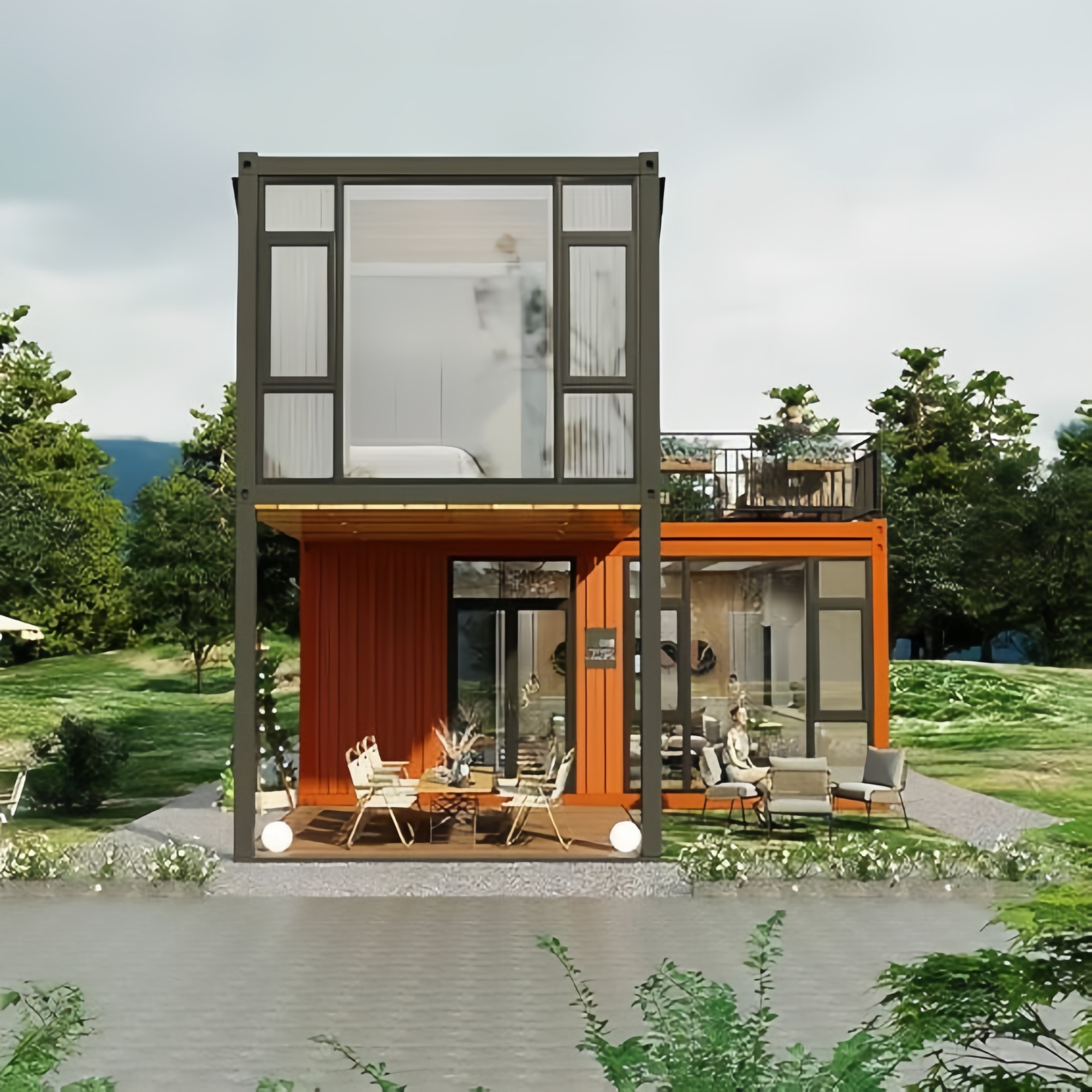 40FT Expandable Modular Prefab - مراجعة Home Furniture & Hardware Trading وسعره