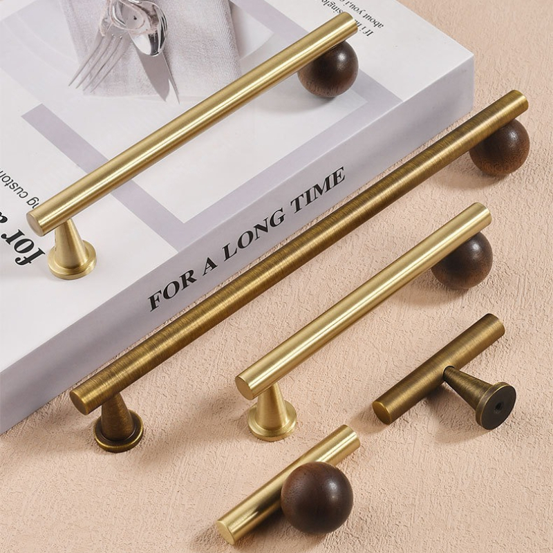 French Brass Walnut Wood Furni - مراجعة Furniture And Kitchen Hardware Fitting وسعره