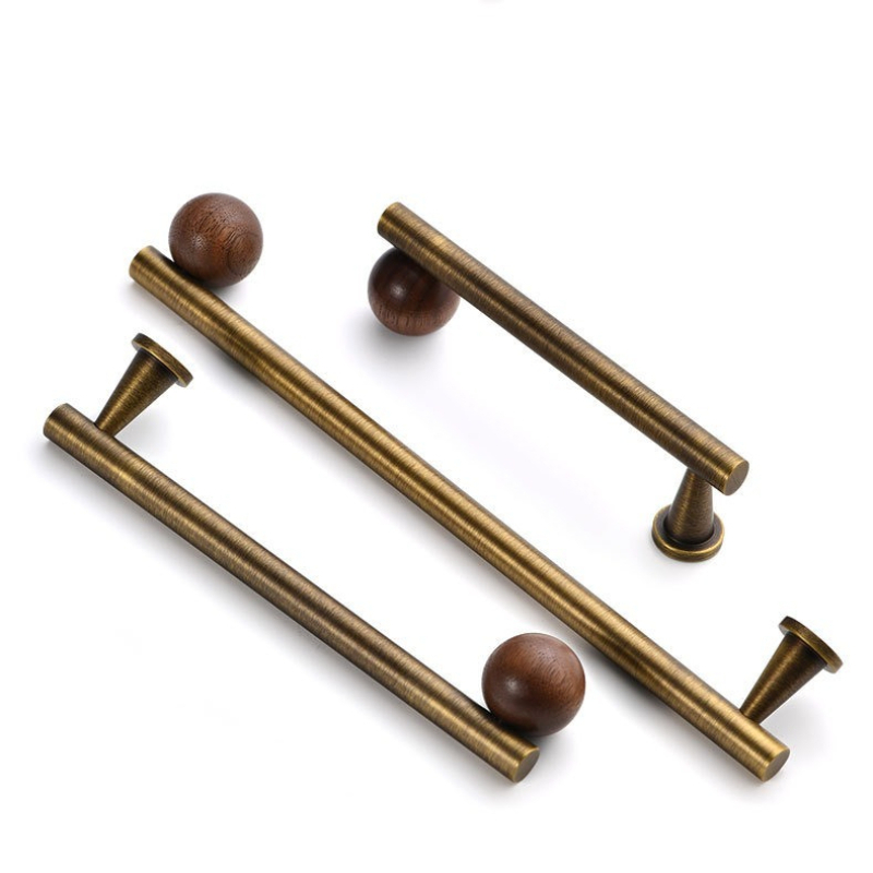 French Brass Walnut Wood Furni - مراجعة Furniture And Kitchen Hardware Fitting وسعره