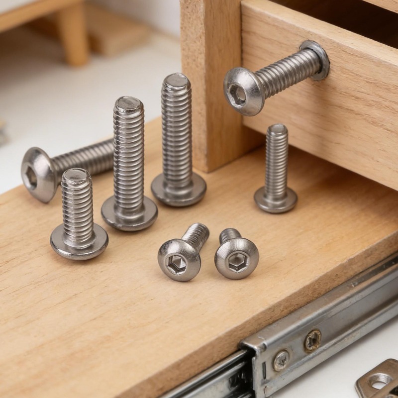 10/200pcs Stainless Steel Hex  - مراجعة Furniture Hardware Supplies وسعره