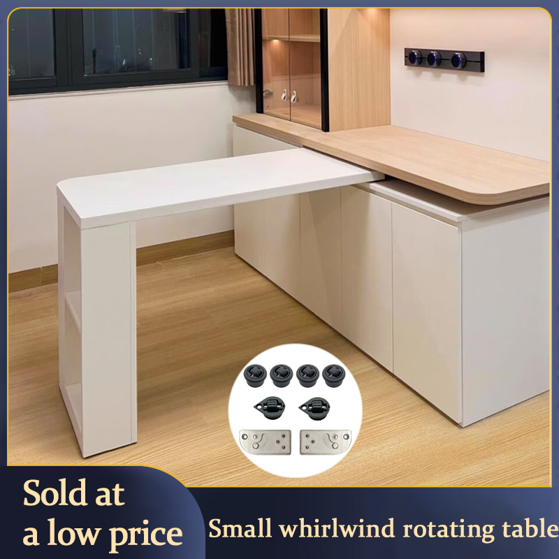 Small Whirlwind Rotating Desk  - مراجعة Furniture Rotating Hardware وسعره