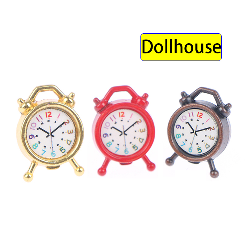 1PC 1:12 Scale Alarm Clock Dol - مراجعة Home Furniture & Hardware Trading وسعره