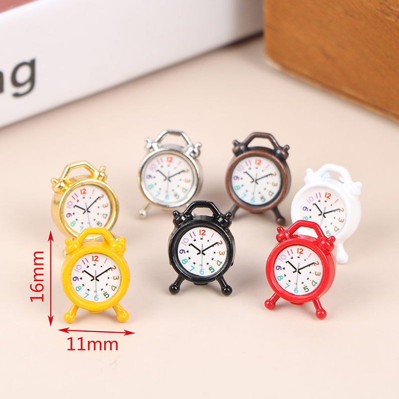 1PC 1:12 Scale Alarm Clock Dol - مراجعة Home Furniture & Hardware Trading وسعره