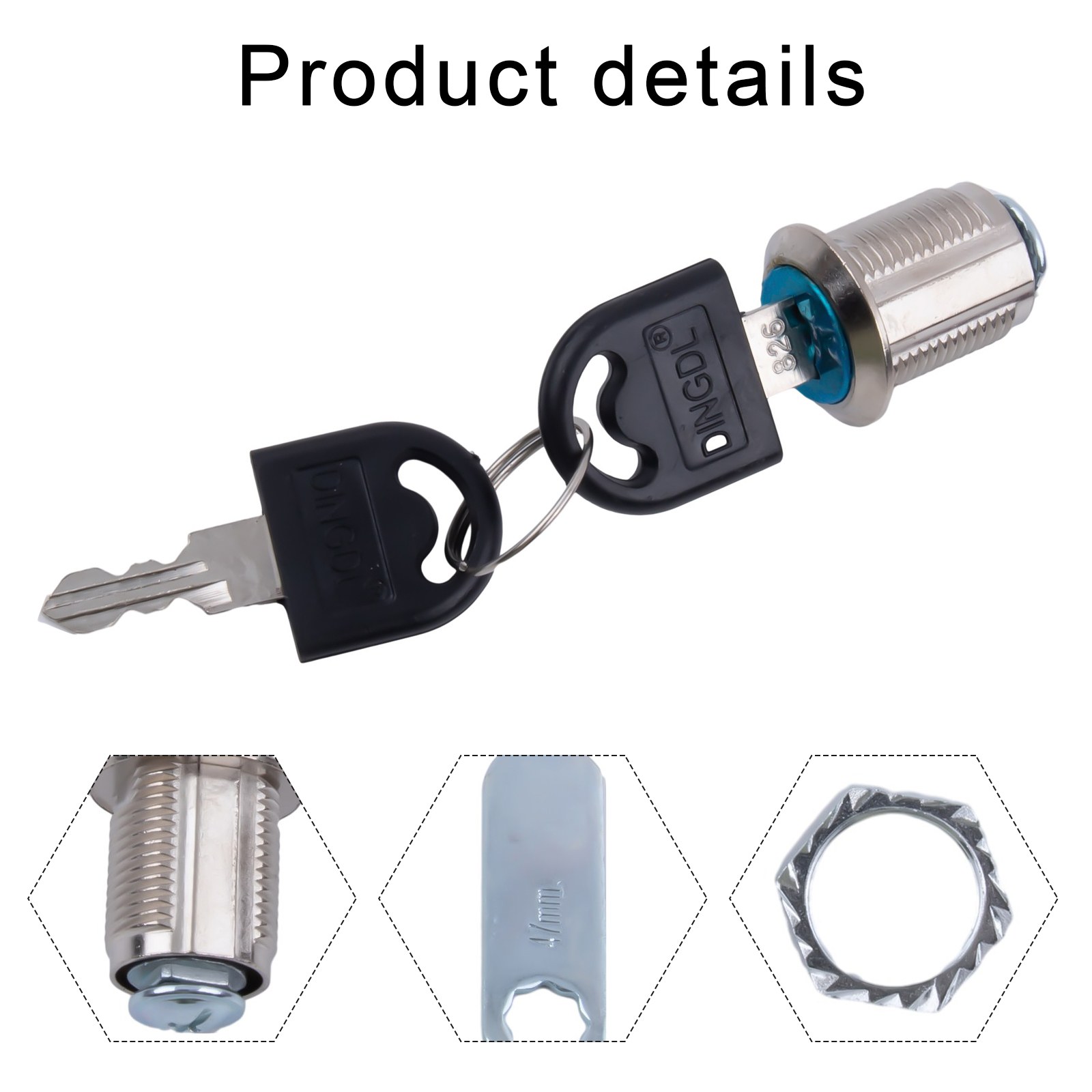 1pc Cam Lock Locker Furniture  - مراجعة Furniture Hardware Cam Lock وسعره