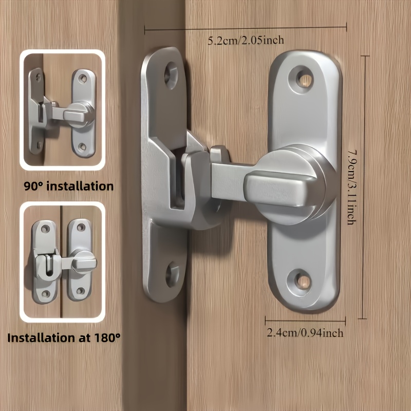 90/180 Degree Flip Door Lock A - مراجعة Furniture Hardware And Fittings وسعره