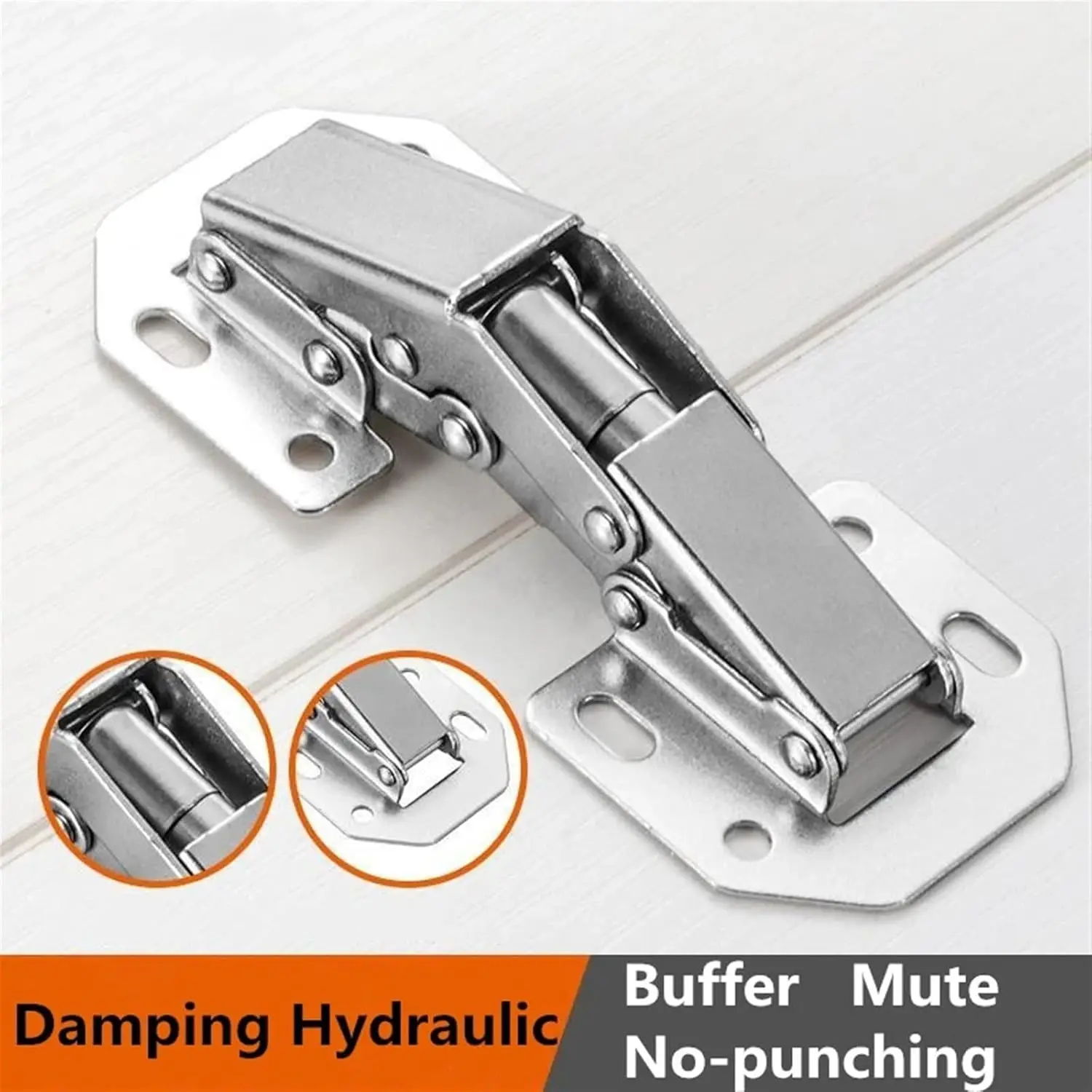 No-Drilling Buffer Hinge: 2/10 - مراجعة Furniture Hardware Types وسعره