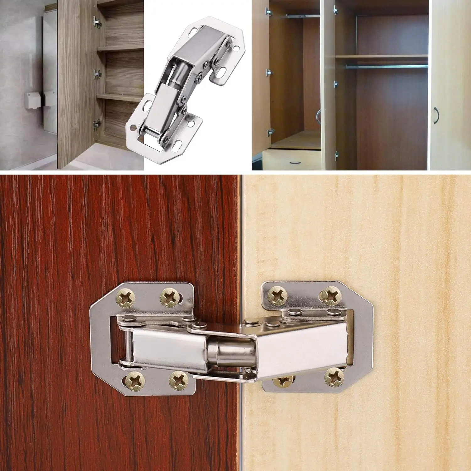 No-Drilling Buffer Hinge: 2/10 - مراجعة Furniture Hardware Types وسعره