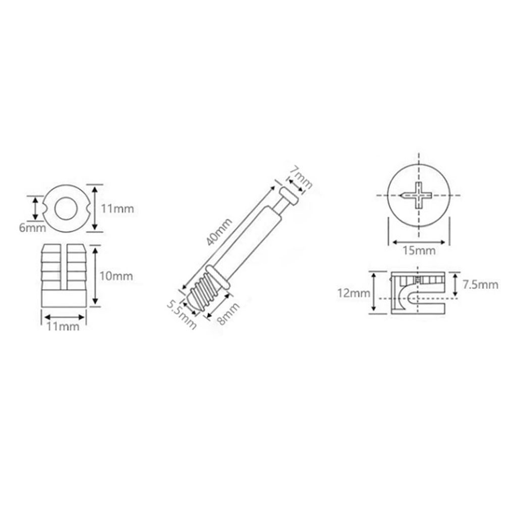 3 in 1 Dowel Jig Screw furnitu - مراجعة Furniture Hardware Cam Lock وسعره