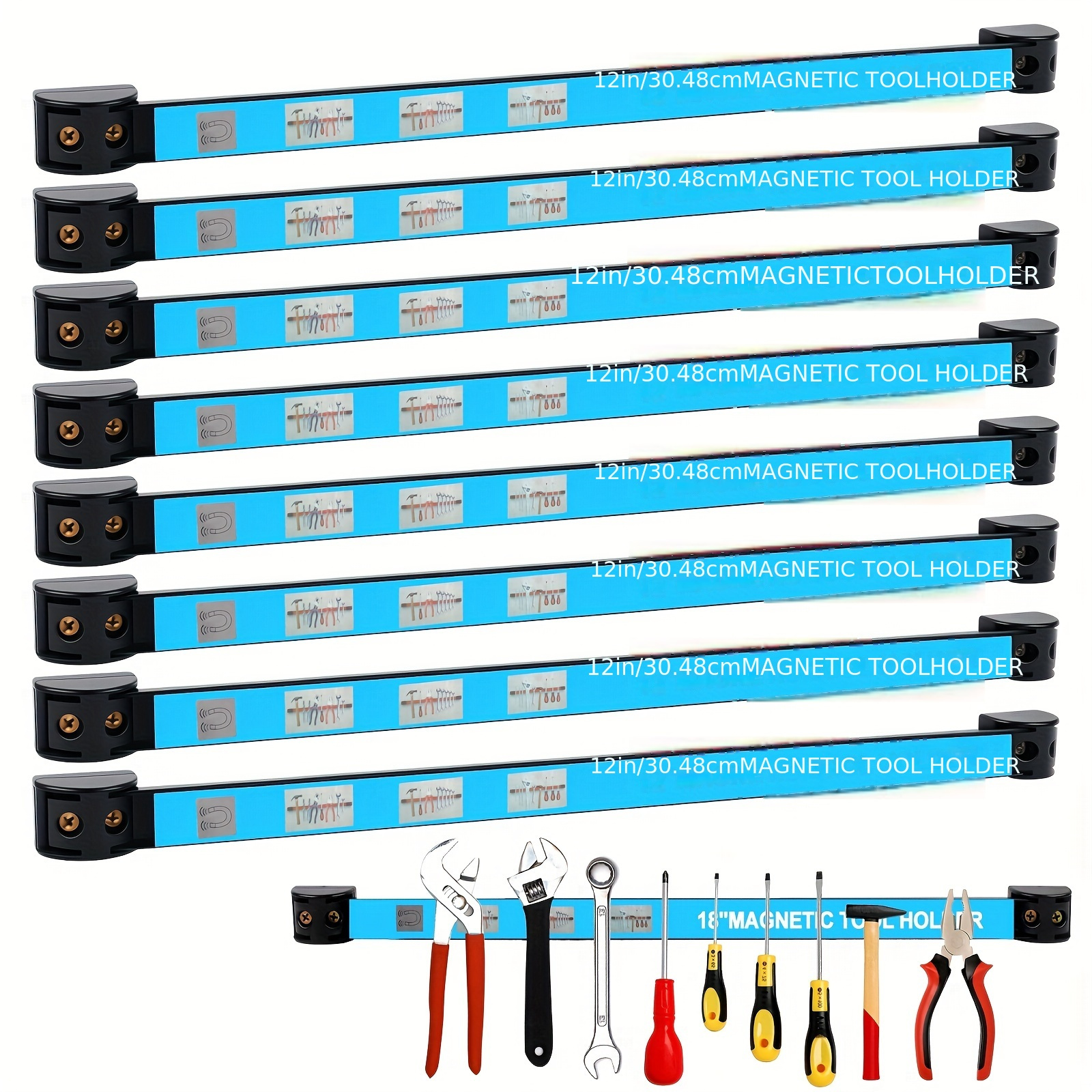 12-18 Inch Tool Rack Set - 8pc - مراجعة Furniture Hardware In China وسعره