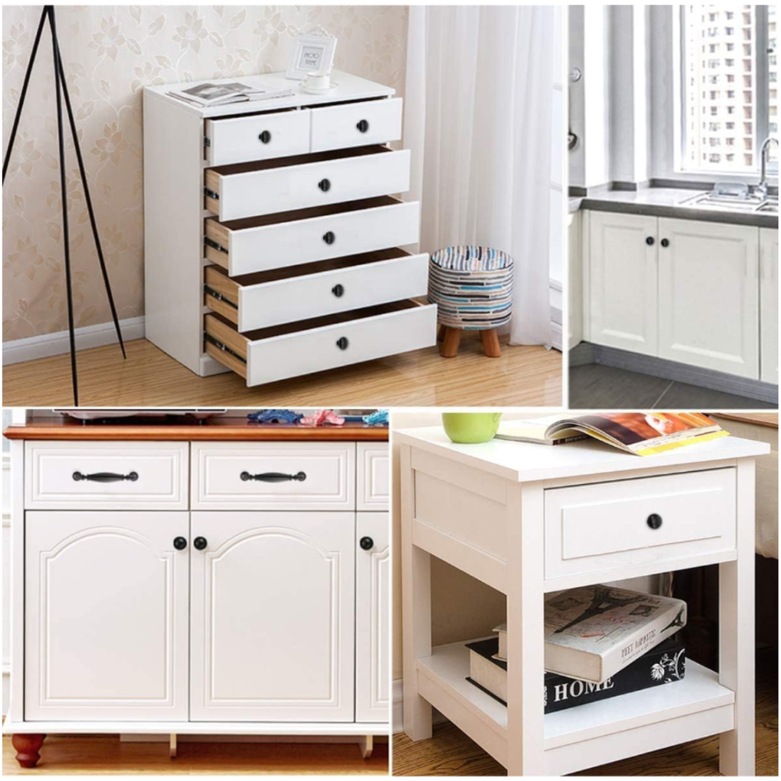 5PCS Aluminum  Kitchen Cupboar - مراجعة Furniture Hardware Kit وسعره