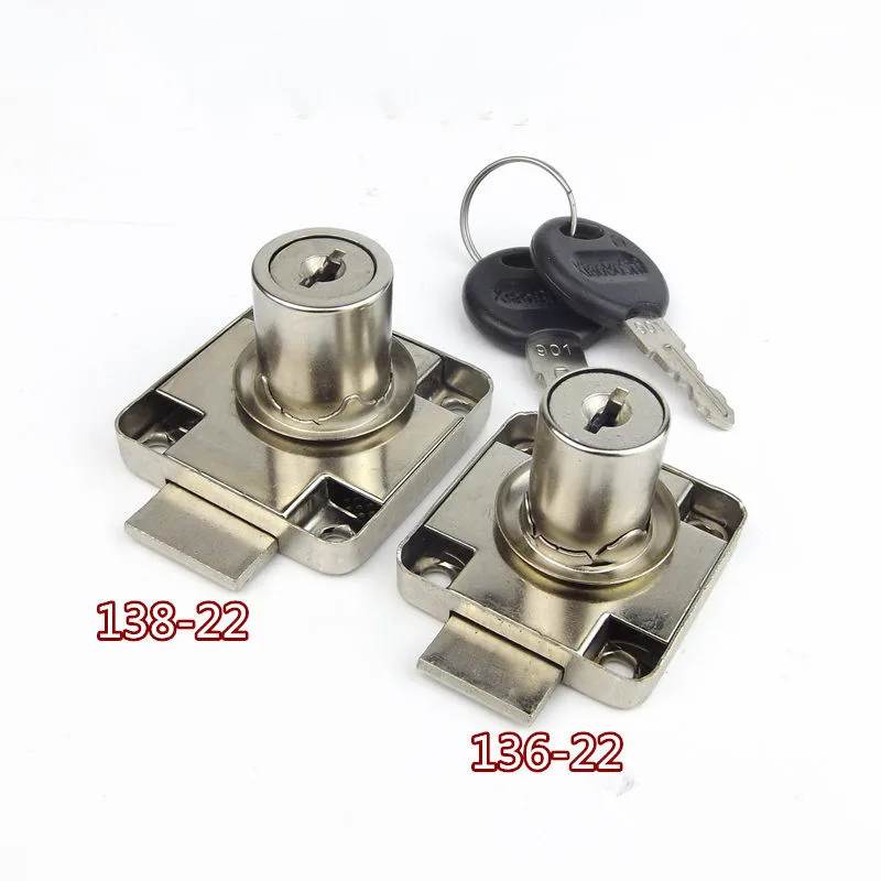 136 138-22mm Lock Core Desk Dr - مراجعة Furniture Hardware Cam Lock وسعره