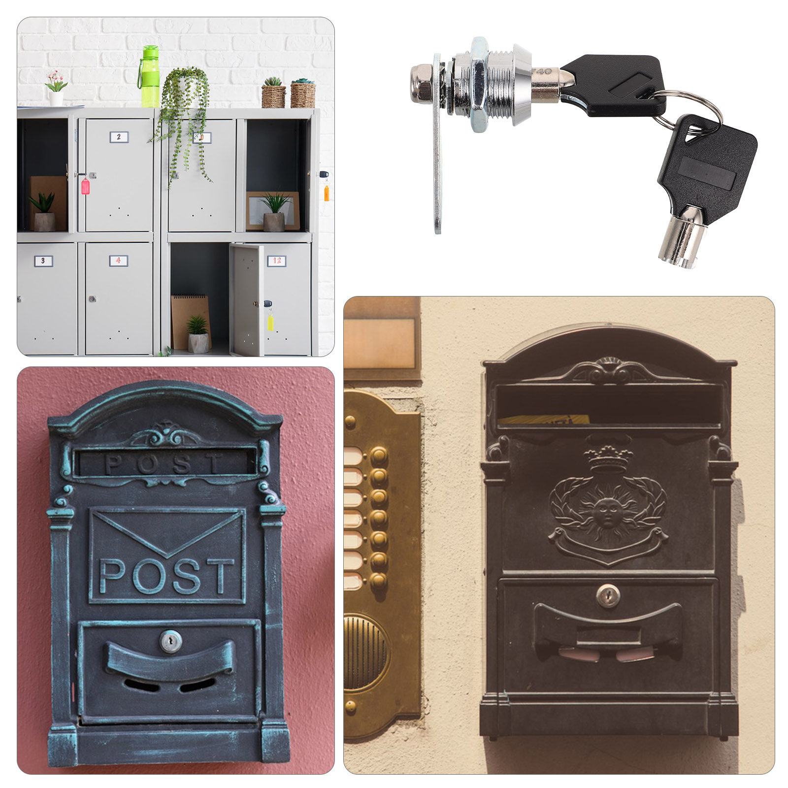 1Set Zinc Alloy Cam Locks Cyli - مراجعة Furniture Hardware Cam Lock وسعره