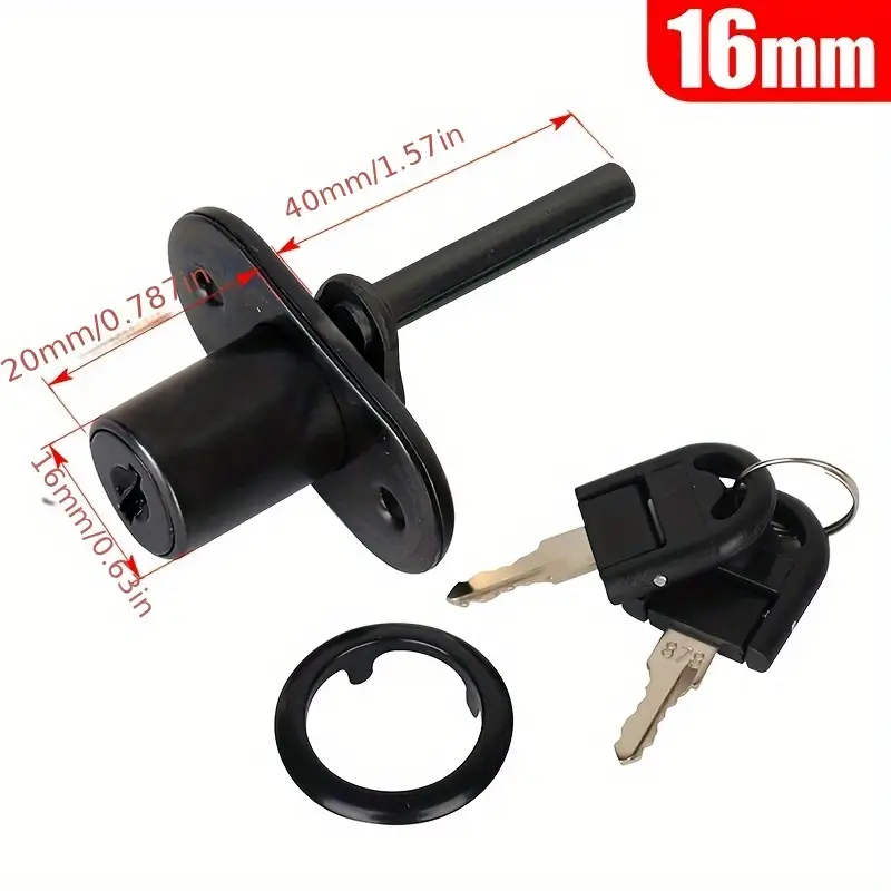 Cabinet Drawer Lock With 2 Key - مراجعة Furniture Hardware Cam Lock وسعره