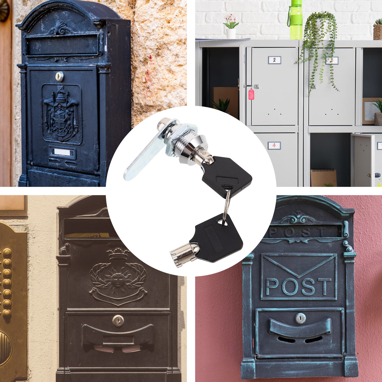 1Set Zinc Alloy Cam Locks Cyli - مراجعة Furniture Hardware Cam Lock وسعره