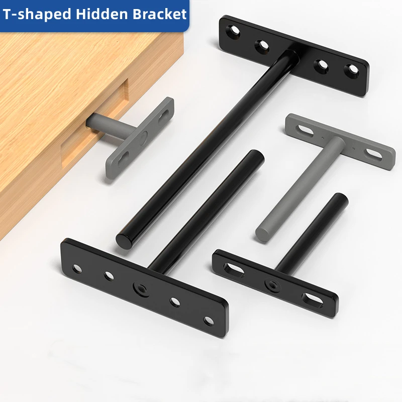 1Pcs Invisible Support T-brack - مراجعة Furniture Hardware Types وسعره