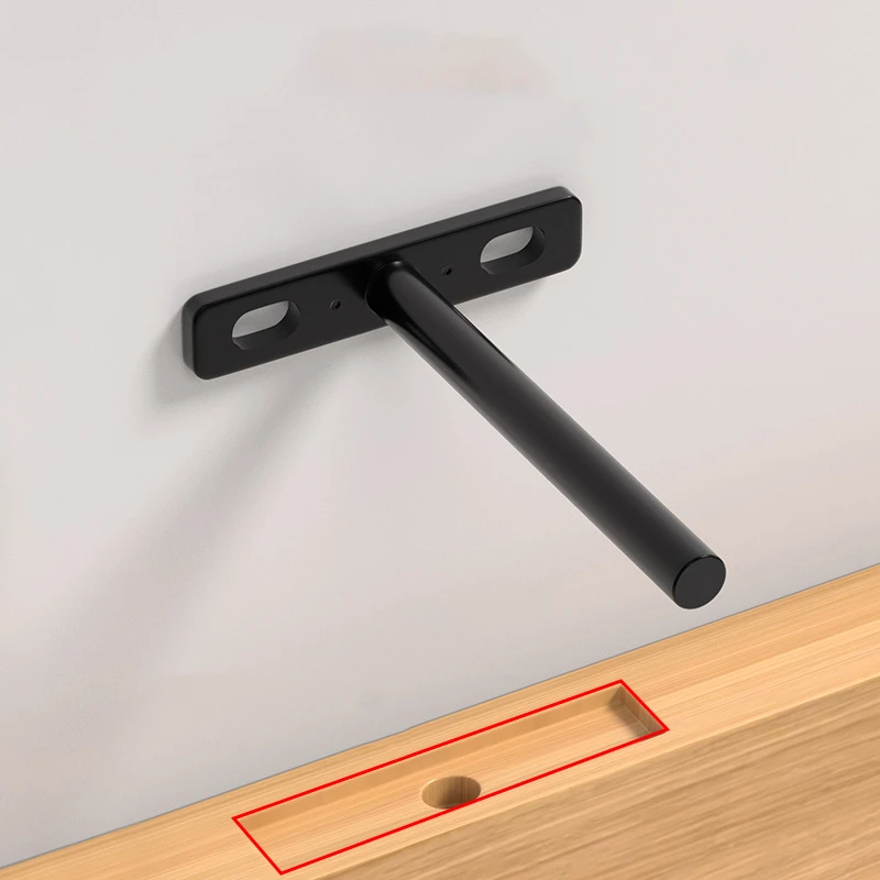 1Pcs Invisible Support T-brack - مراجعة Furniture Hardware Types وسعره