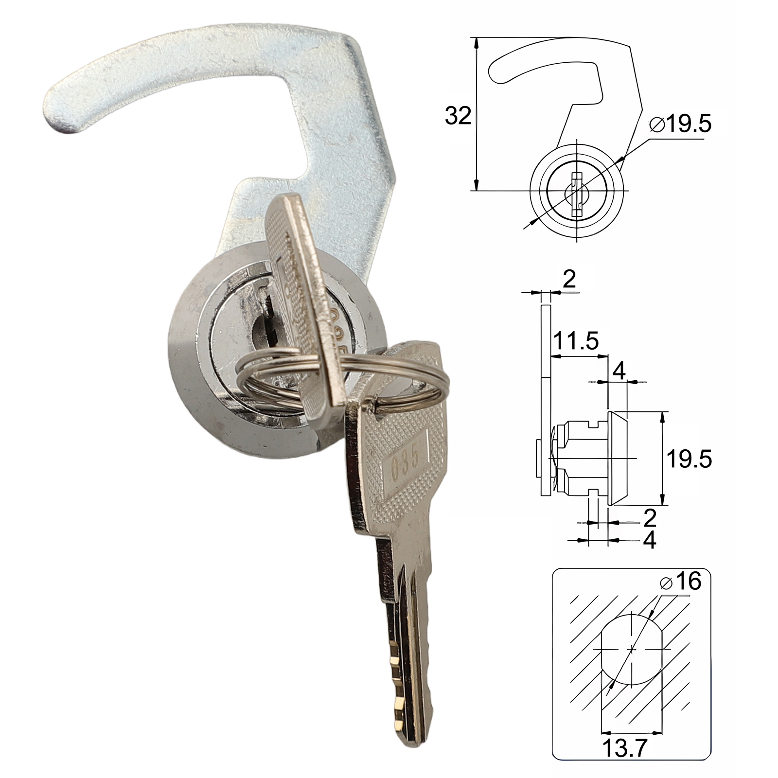 Cam Lock With Quick Clip Secur - مراجعة Furniture Hardware Cam Lock وسعره